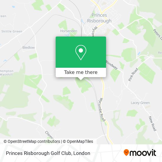 Princes Risborough Golf Club map