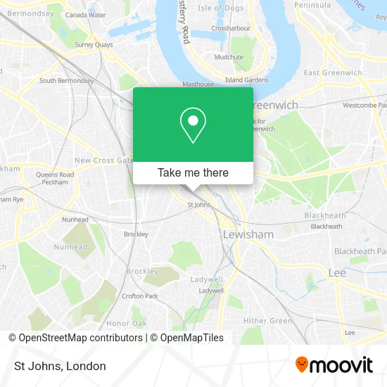 St Johns map