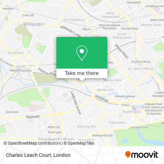 Charles Leach Court map