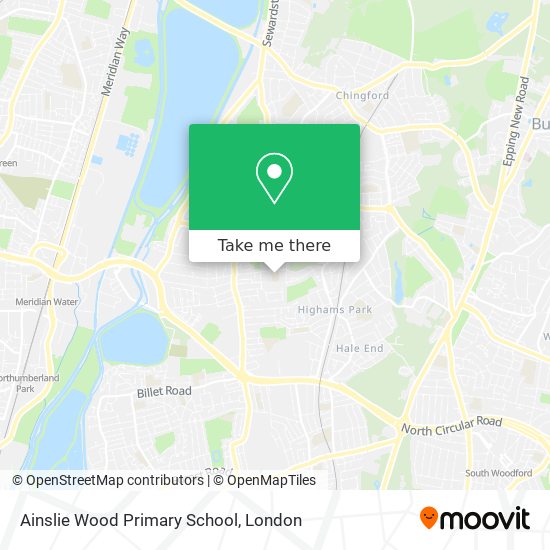 Ainslie Wood Primary School map
