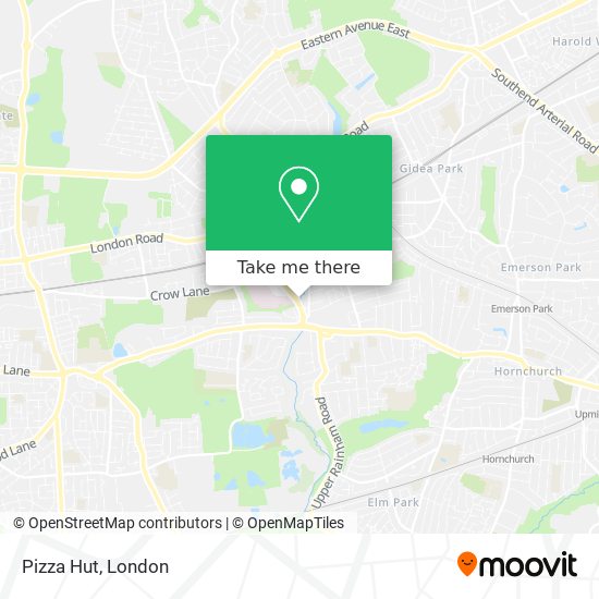 Pizza Hut map