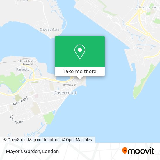 Mayor's Garden map