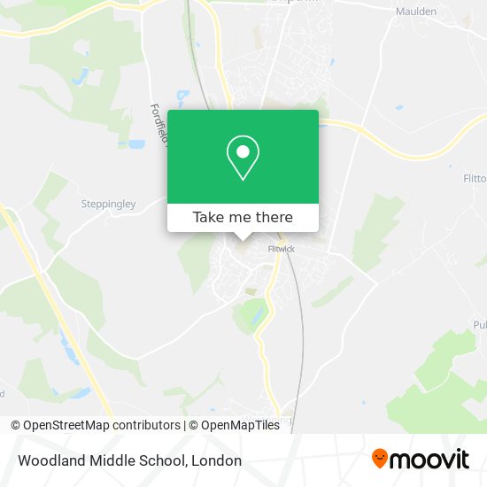 Woodland Middle School map
