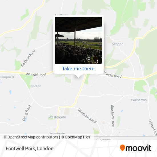 Fontwell Park map