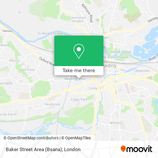 Baker Street Area (Bsana) map