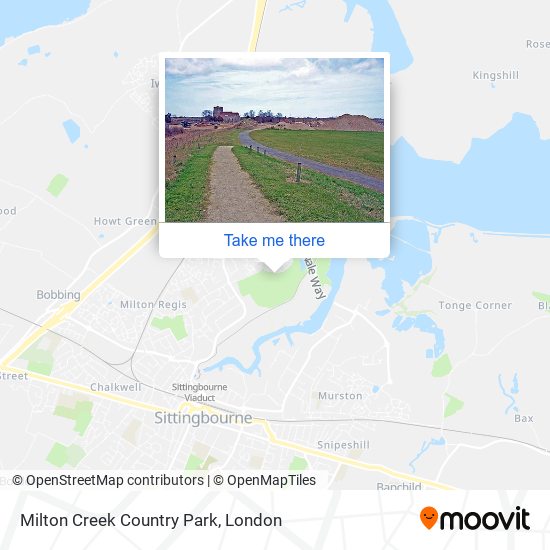 Milton Creek Country Park map