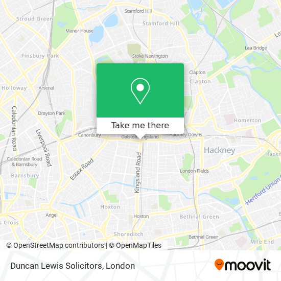 Duncan Lewis Solicitors map