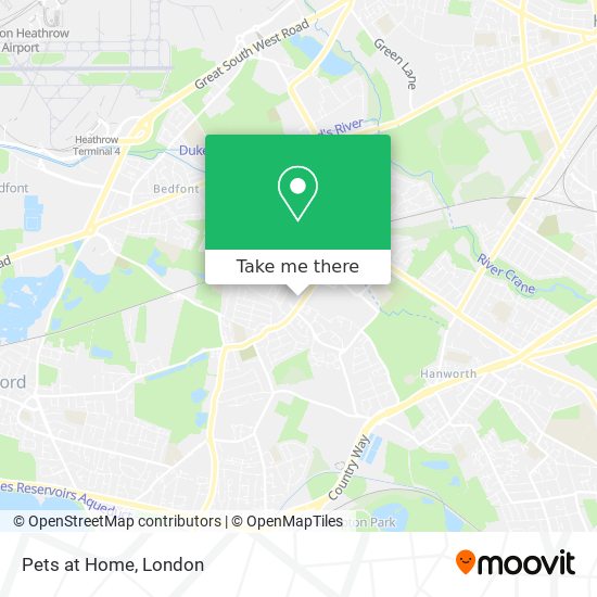 Pets at Home map