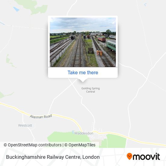 Buckinghamshire Railway Centre map