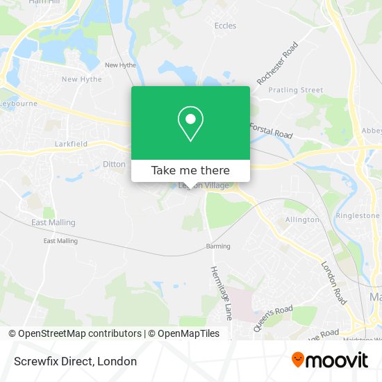 Screwfix Direct map