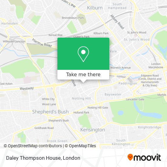 Daley Thompson House map