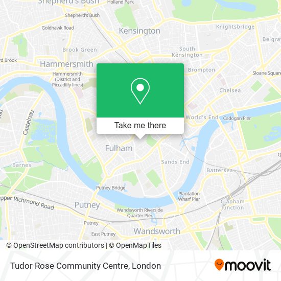 Tudor Rose Community Centre map