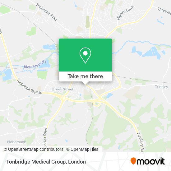 Tonbridge Medical Group map