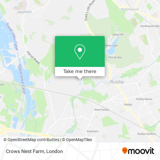 Crows Nest Farm map