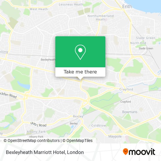 Bexleyheath Marriott Hotel map