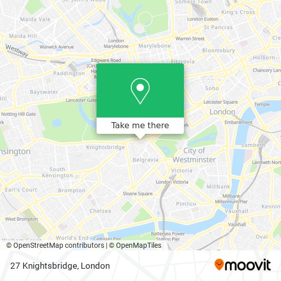 27 Knightsbridge map
