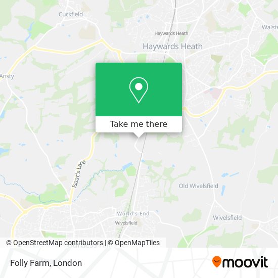Folly Farm map