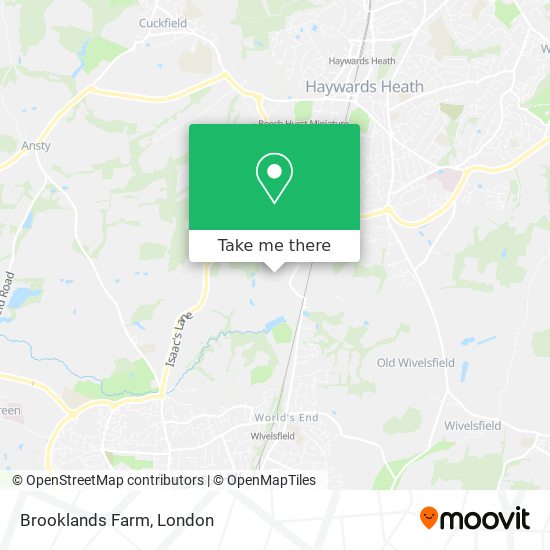 Brooklands Farm map