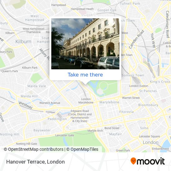 Hanover Terrace map