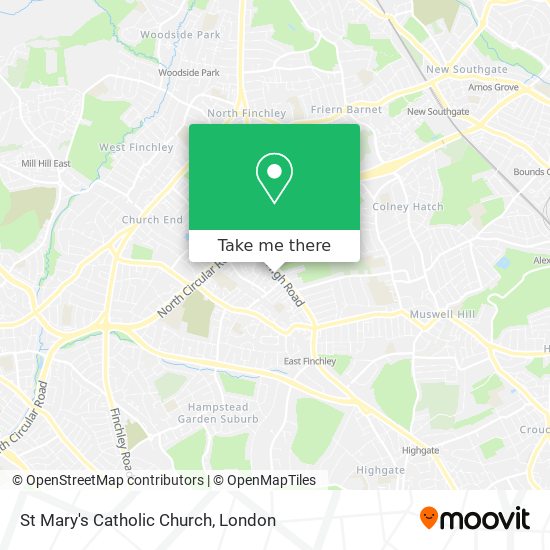 St Mary's Catholic Church map