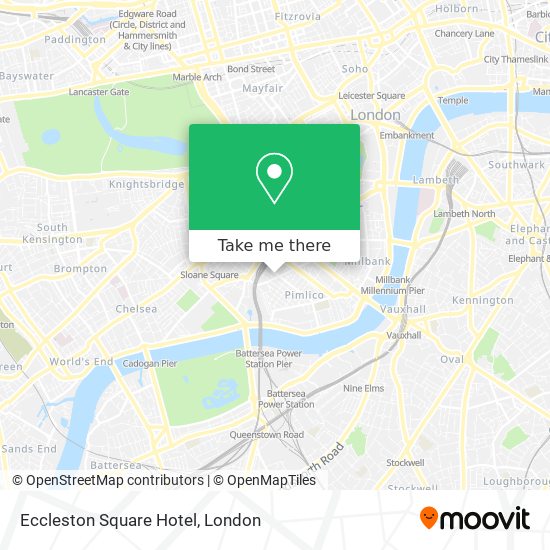 Eccleston Square Hotel map