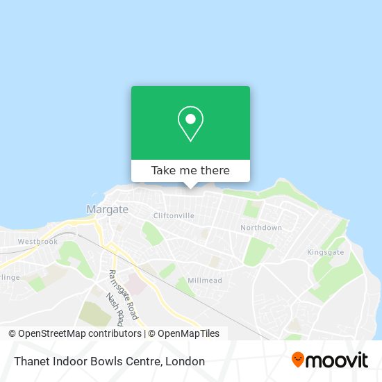 Thanet Indoor Bowls Centre map