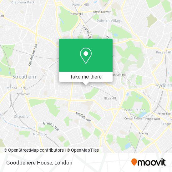 Goodbehere House map
