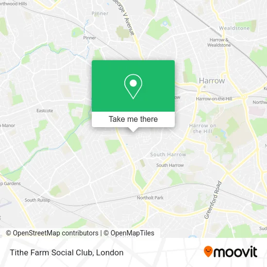 Tithe Farm Social Club map