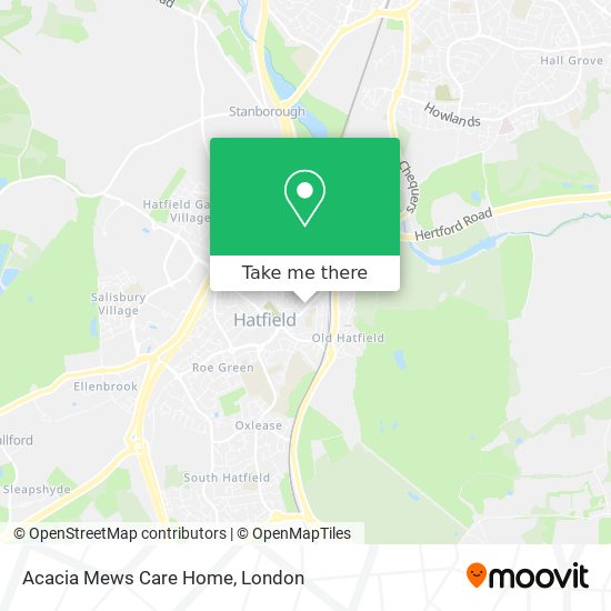 Acacia Mews Care Home map