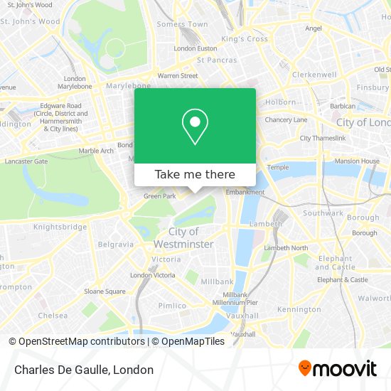 Charles De Gaulle map