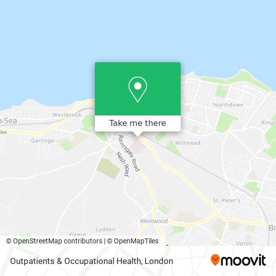 Outpatients & Occupational Health map