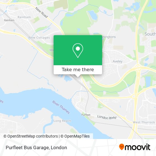 Purfleet Bus Garage map