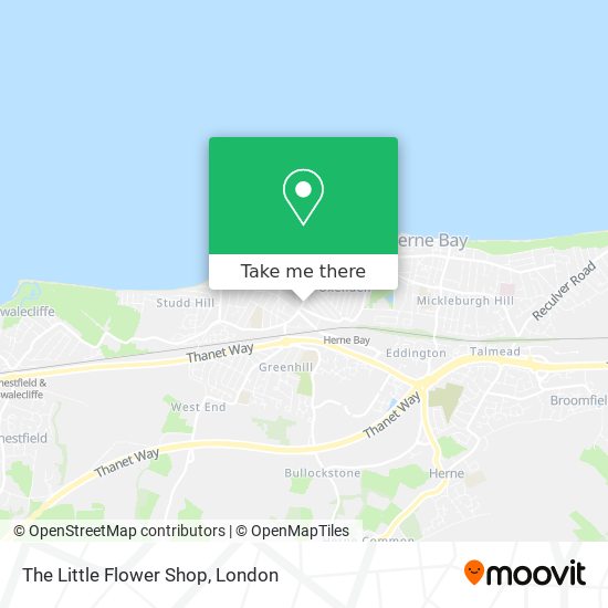 The Little Flower Shop map