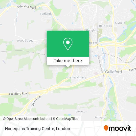 Harlequins Training Centre map