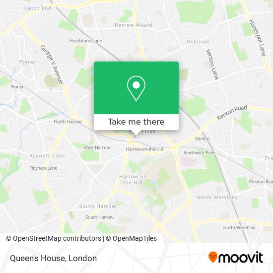 Queen's House map
