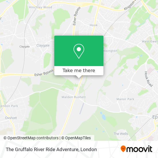The Gruffalo River Ride Adventure map