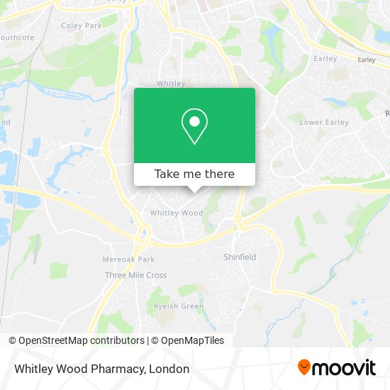 Whitley Wood Pharmacy map