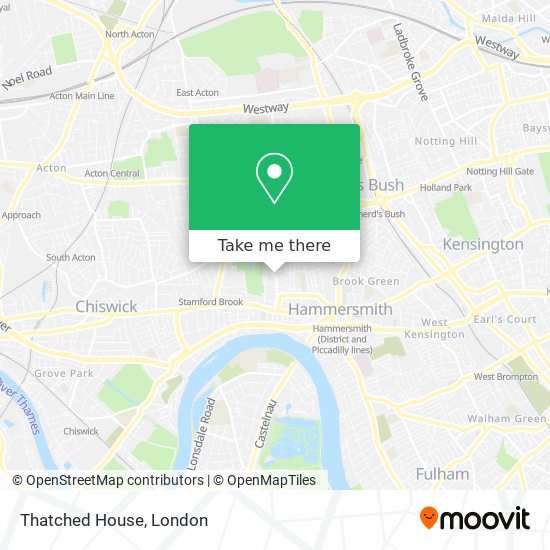 Thatched House map