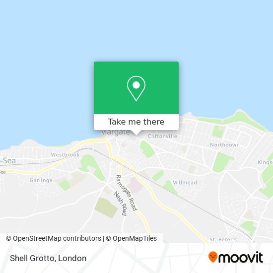 Shell Grotto map