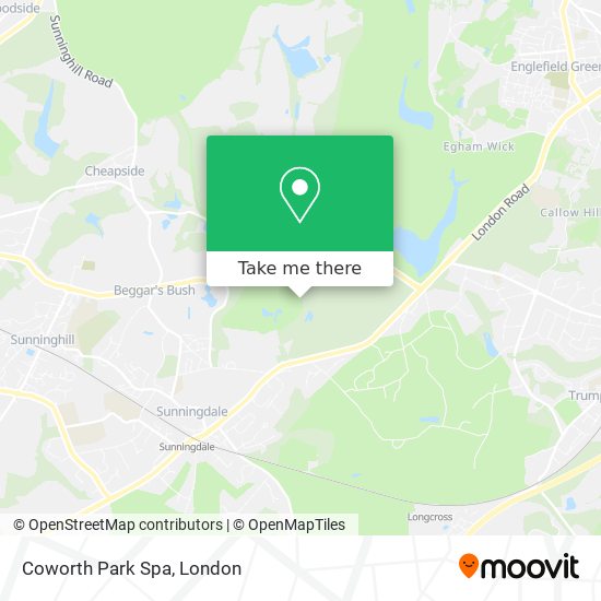 Coworth Park Spa map