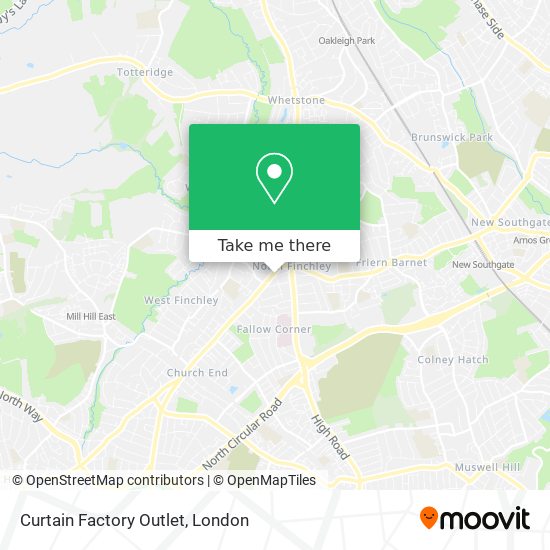 Curtain Factory Outlet map