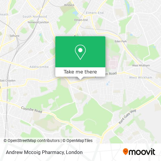 Andrew Mccoig Pharmacy map