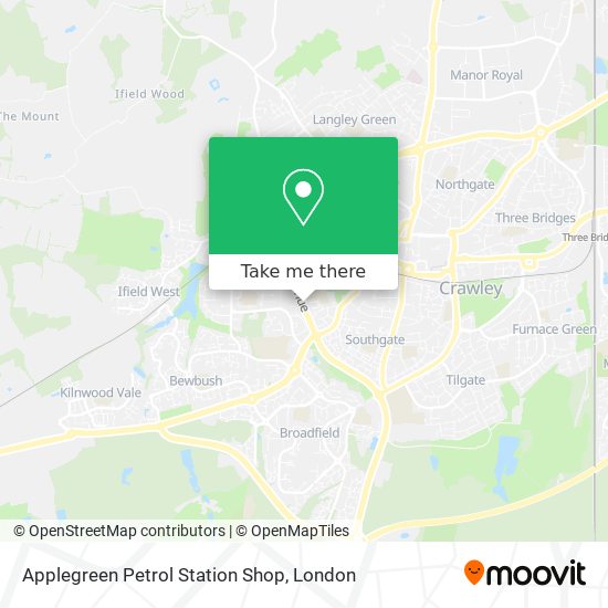Applegreen Petrol Station Shop map