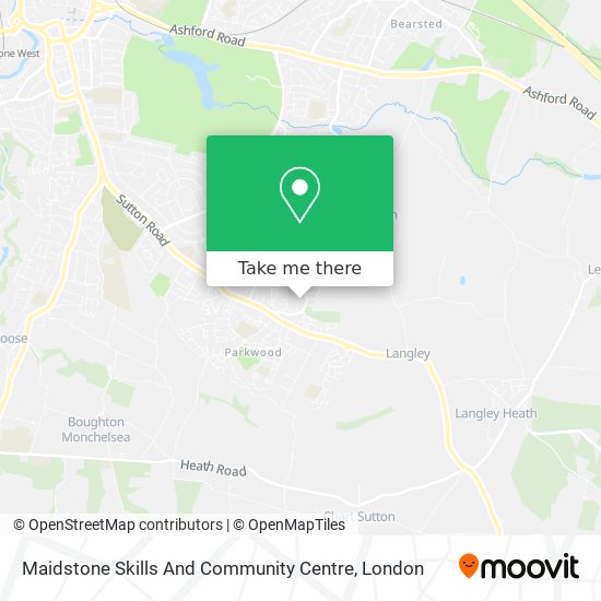 Maidstone Skills And Community Centre map