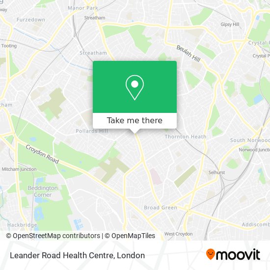 Leander Road Health Centre map