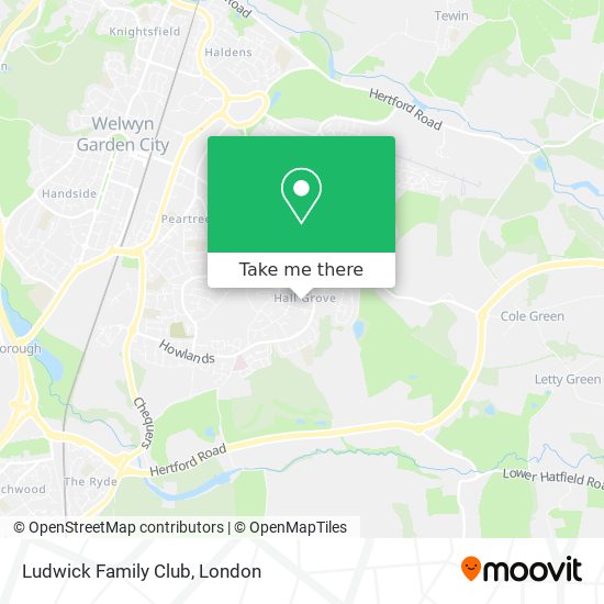 Ludwick Family Club map