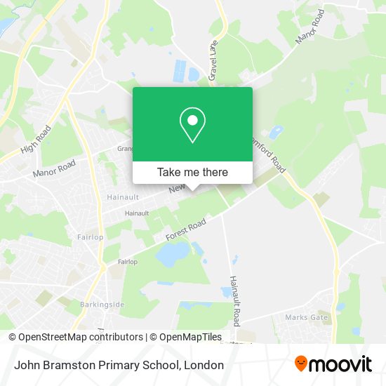 John Bramston Primary School map