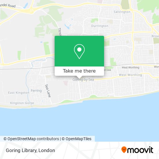 Goring Library map