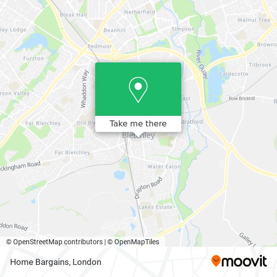 Home Bargains map