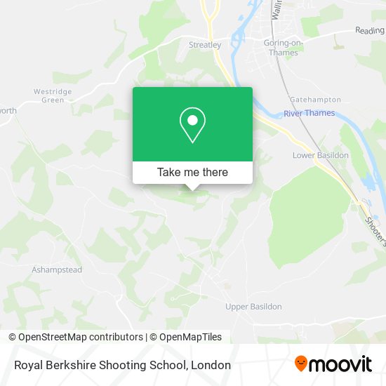 Royal Berkshire Shooting School map